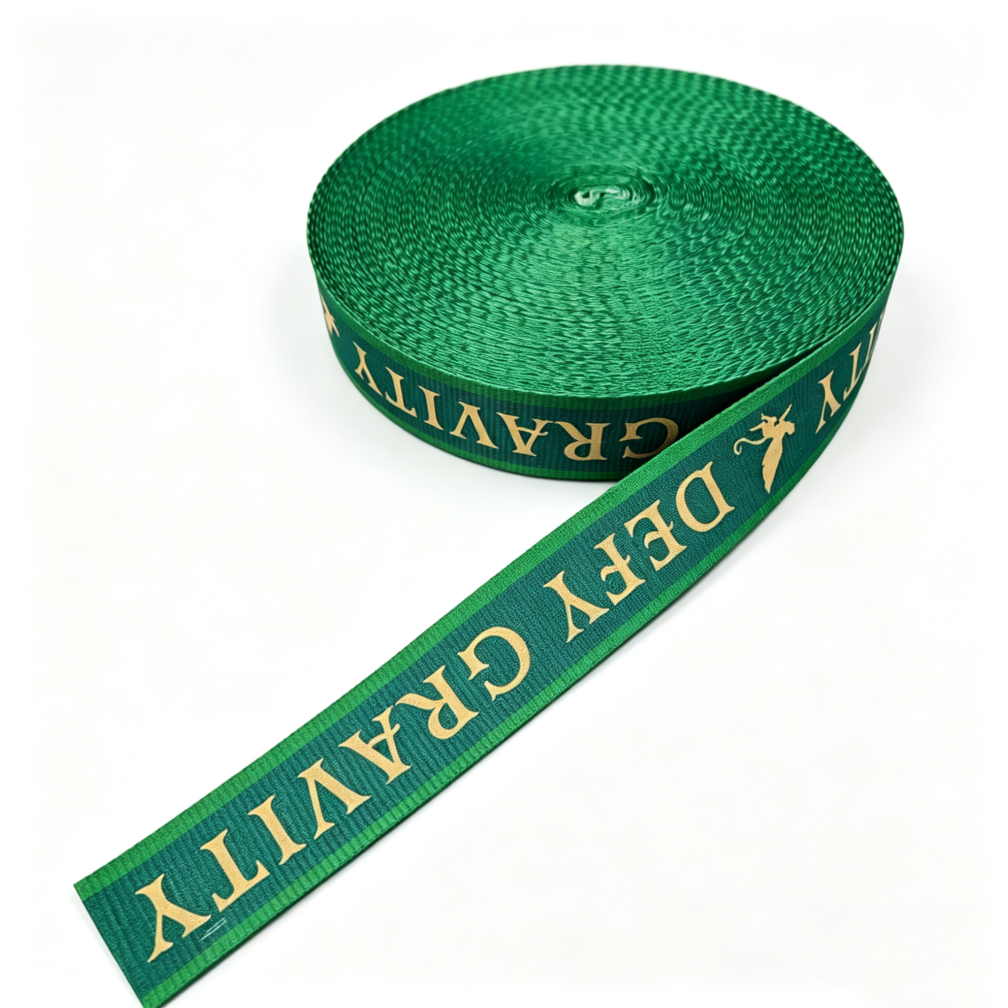 Sustainable Polyester Biodegradable Bio‑Based Webbing Roll With Custom Logo For Luxury Gift Packaging